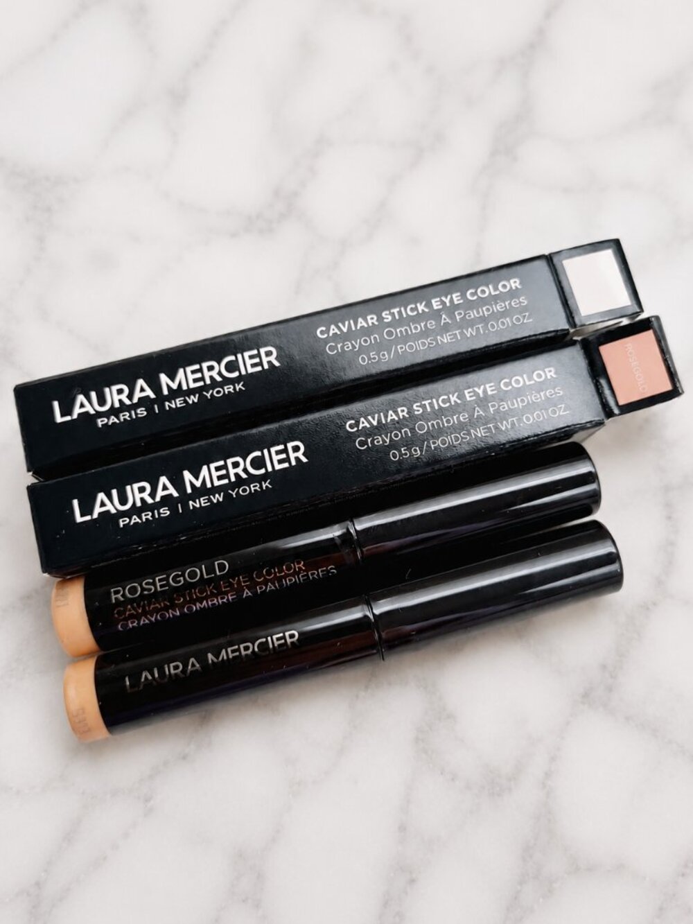Laura Mercier Caviar Stick Eye Color Rose Gold 0.5g - Eyeshadow Set Rosegold